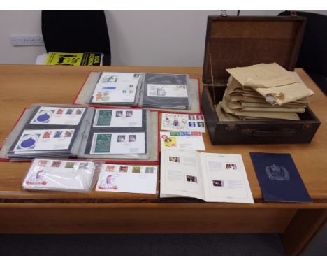 2 ALBUMS OF 350+&nbsp; FIRST DAY COVER STAMPS WITH BOX