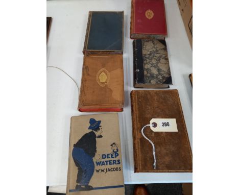 W W JACOBS DEEPWATER HUDDER &amp; STAUNTON, TOGETHER WITH R W FRAZIER, BRITISH INDIA LEATHER BOUND, REVEREND ALFRED CHURCH ST