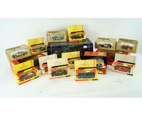 A collection of 1:18 scale , 1:24 scale and other die cast model vehicles