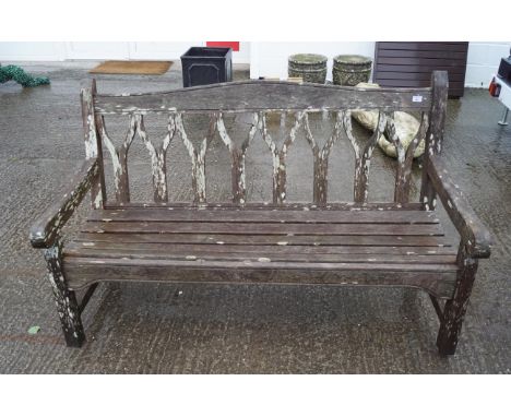 A garden bench