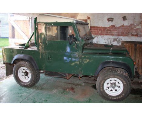 A series one Land Rover with V8 engine PSL 446, first registered 1/3/1958, 3500 CC, petrol, chassis no 1118000707, registered