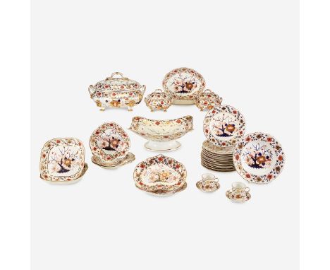 An assembled Royal Crown Derby 'Imari' part dinner serviceVarious dates mostly first quarter 19th centuryComprising twelve di