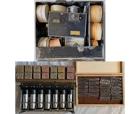 Selection (27 items) of bus items comprising a Setright TICKET MACHINE, serial no 16099, casing no 115, probably new to City 