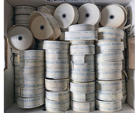 Very large quantity (150+) of Setright unused bus TICKET ROLLS from Milton Keynes Citybus. [150+]