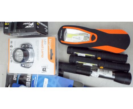 Four new cob torches and one new LED headlamp  