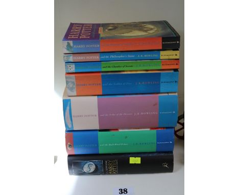 Collection of Harry Potter by J K Rowling by Bloomsbury books to include 1st Editions 