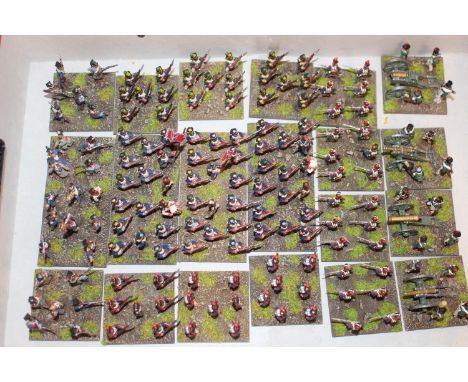 Collection of 25mm Napoleonic Duchy of Warsaw, Light Artillery and Infantry. All Painted to a High Specification 