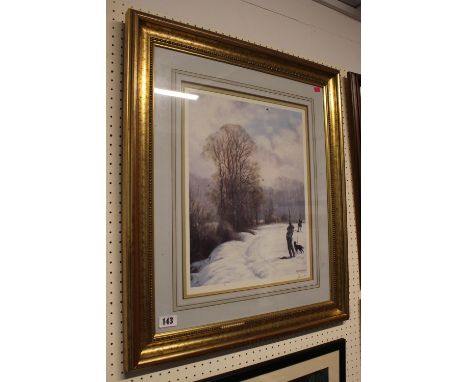 Framed Shooting Limited Edition print 102 of 850signed in Pencil 