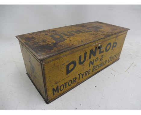 A Dunlop No. 2 Motor Tyre Repair Outfit tin.