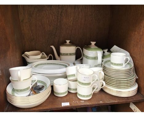 SECTION 4.  A 50 piece Royal Doulton 'Rondelay' pattern part tea, coffee and dinner service, comprising cups, saucers, coffee