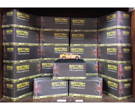 23 boxed Atlas editions British Touring Car Champions diecast model collection - 1:43 scale. (New) 