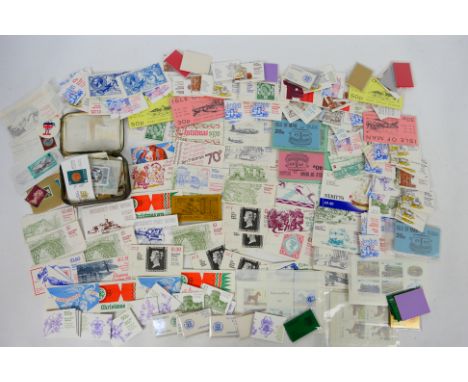 Philately - A collection of stamp booklets, predominantly Royal Mail, small quantity of stamp part sheets, loose stamps. [W]