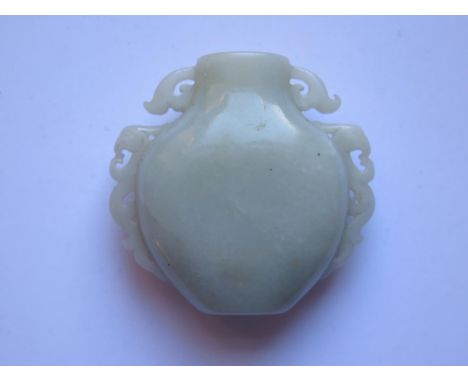 A Chinese Jade Scent Bottle, 5cm high 
