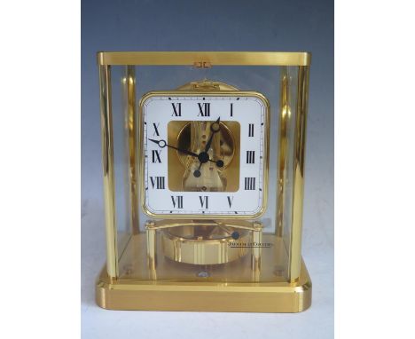A Jaeger LeCoultre Elysee Atmos Bracket Clock, no. 607106 