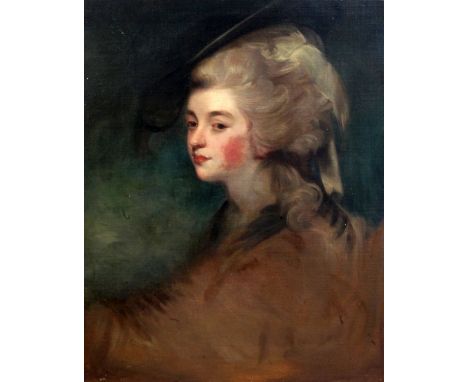 After Sir Joshua Reynoldsoil on canvas,Portrait of Georgiana Spencer, Duchess of Devonshire, c.1780-8128.5 x 23in.Note: The o
