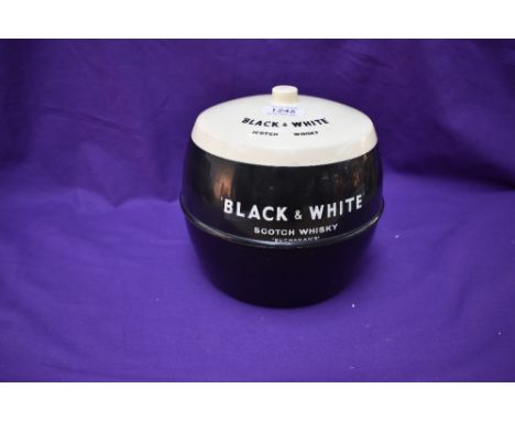 A 1950/60's plastic Insulex advertising Ice Bucket, Buchanan's Black &amp; White Scotch Whisky