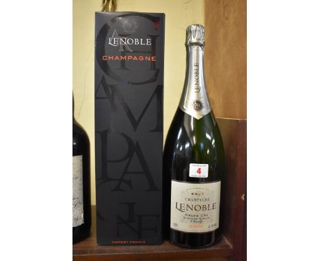 A 150cl magnum Lenoble Blanc de Blancs 2000 vintage Champagne,&nbsp;in card box. 