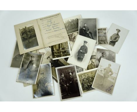 Great War photographic portrait postcards