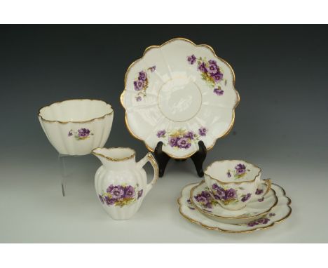 A Melba china teaset