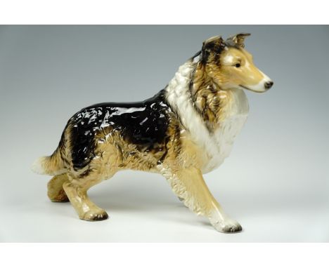 A large Goebel collie dog figurine, 30 cm