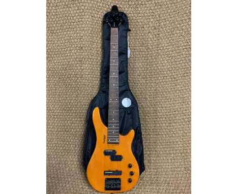 A Rebel 4K 'Tanglewood' electric bass and bag