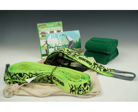 A Macaco Slacklines garden tightrope