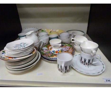 Collection of ceramics including Carlton Ware Susie Cooper, Midwinter etc