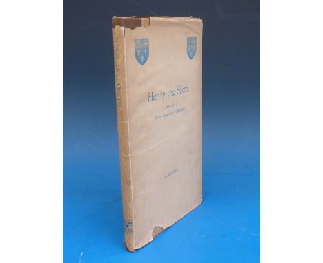 "Henry the Sixth" - a Reprint of John Blackman's Memoir" by M R James (1919, scarce)