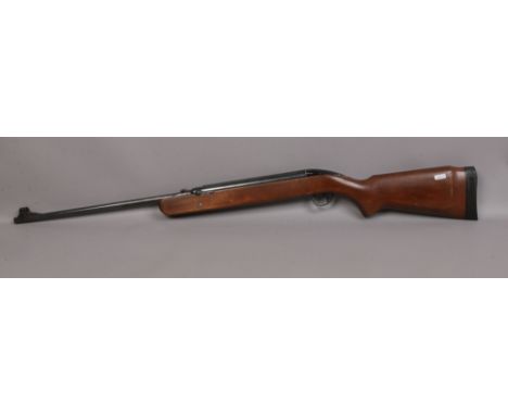 A .22 calibre BSA air sporter under lever air rifle model number GD29775.