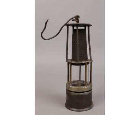 Wolf of Sheffield Clanny type miners lamp.