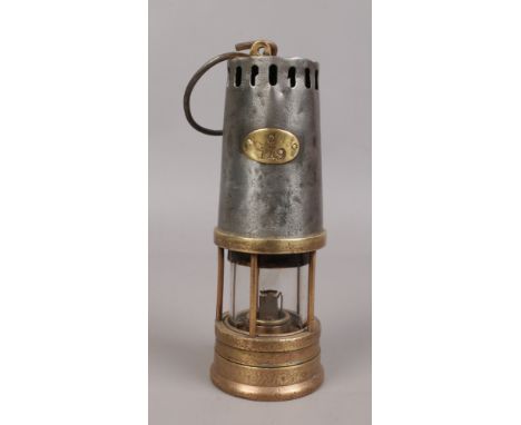 Richard Johnson Clapham &amp; Morris miners safety lamp.