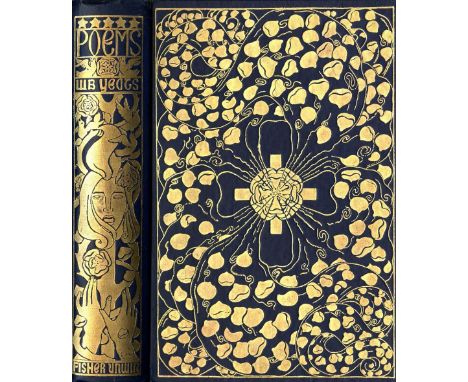 Yeats (W.B.) Poems, 8vo, L. (T. Fisher Unwin) 1912 First Edn., hf. title, engd. portrait frontis, publishers printed note tip