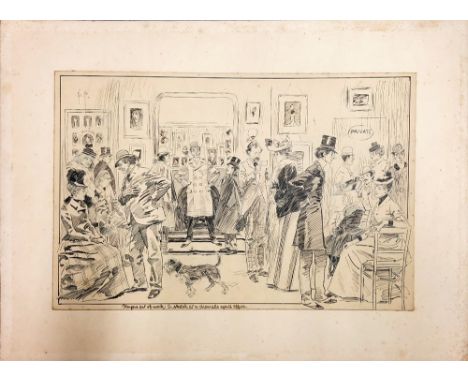                                'Vigour and Vivacity'[Yeats, Jack]   Phil May [1864-1903].   An impressive Drawing,  pen and i