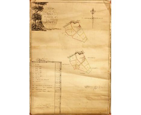 Map: Co. Down: Benn (John) Surveyor, A Map of Part of Tullylish, the Property of James Christy, Esq., situate in the County o