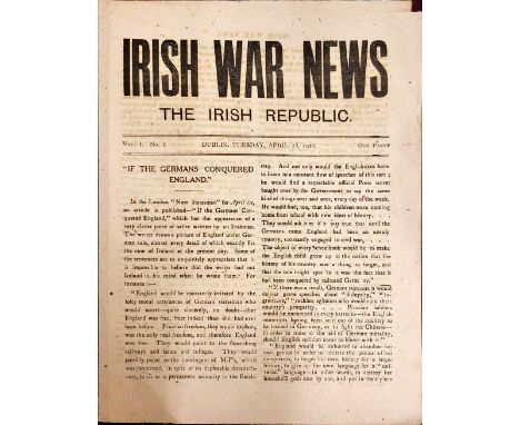 Irish War News - The Irish RepublicRepublican interest: IRISH WAR NEWS _ THE IRISH REPUBLIC. Vol. I No. 1 [All Published]. Du