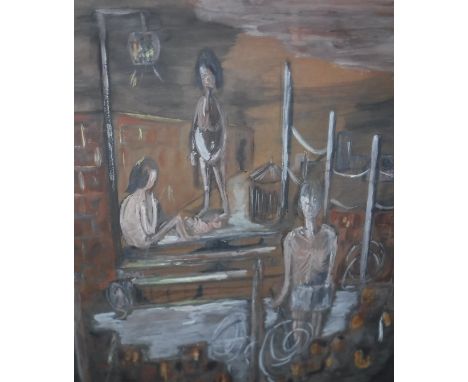 AFTER MICHAEL WILLIAMS "The Ring" study of characters and scenes from Lord of the Rings, print, signed bottom left and 20TH C