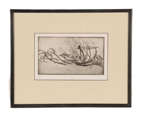 ARR Henry Moore OM CH FBA (1898-1986), Storm at Sea, etching and drypoint on Rives paper, signed and numbered 34/50 in pencil