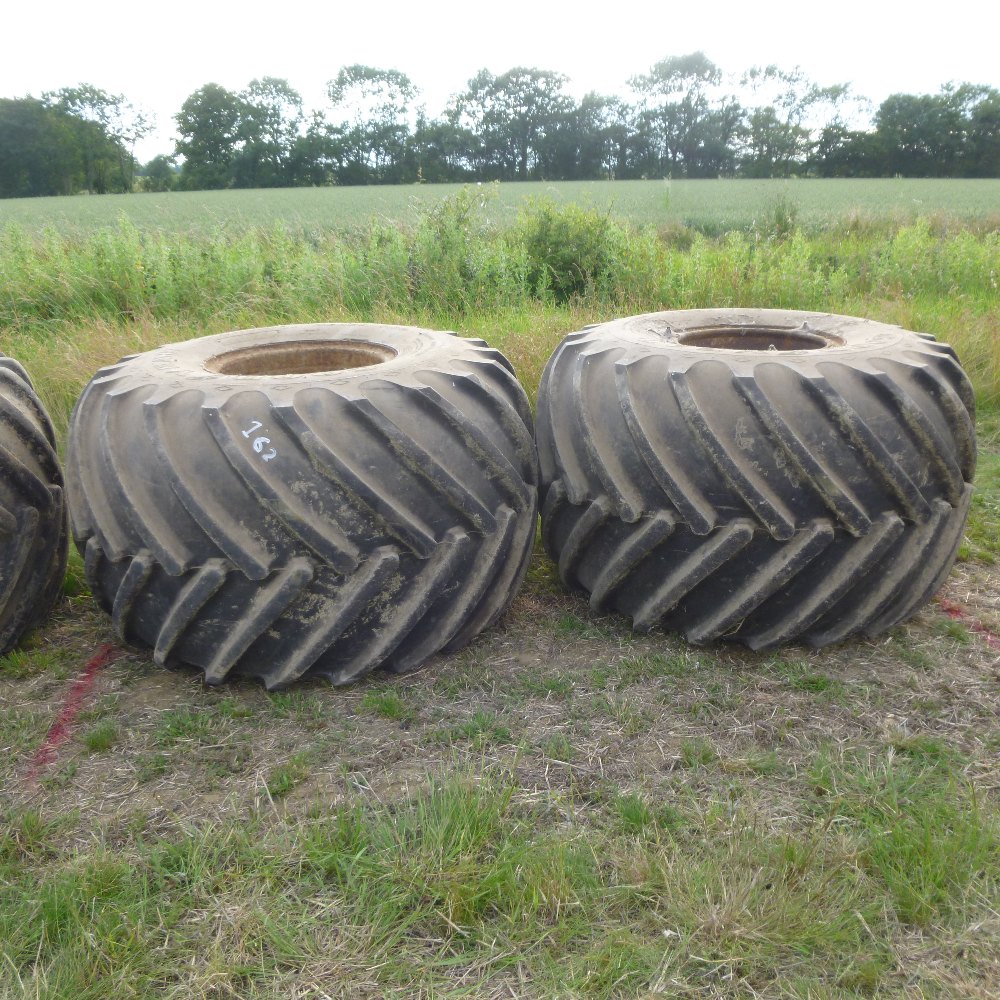 Pair of flotation Goodyear Terra tyres 66 x 43 - 25 NHS