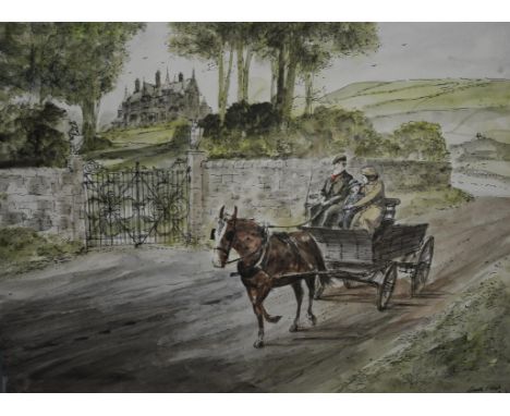 Jackanory, Gareth Floyd (b.1940) Eleven original hand drawn illustrations for the Children's BBC TV Series. Story and broadca