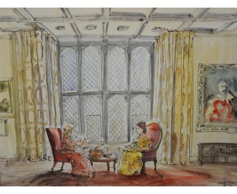 Jackanory, Gareth Floyd (b.1940), Eleven original hand drawn illustrations for the Children's BBC TV Series. Various story il