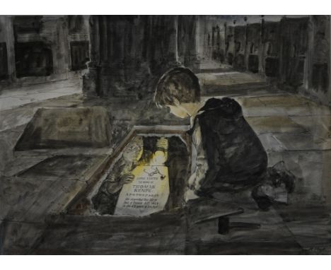 Jackanory, The Ghost of Thomas Kempe, Gareth Floyd (b.1940) Ten original hand drawn illustrations for the Children's BBC TV S