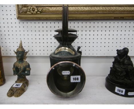 AN EARLY RAILWAY LAMP