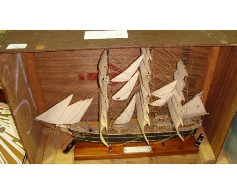 Vintage model of The Cutty Sark made by W George 1944