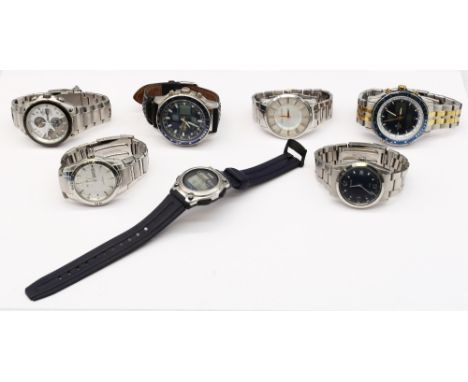 Seven Watches. To include two Casio, two Accurist Skymaster Quartz watches, two Accurist watches and a  Ted Baker TE4 030 Wat