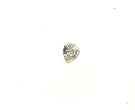A 1.01ct loose pear cut diamond with GIA and IDRC. Postage A