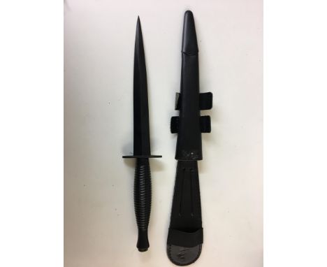 Current issue British Commando Dagger, marked with a Broad arrow and marked "Made in Sheffield". 