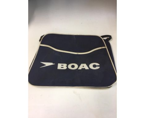 Vintage BOAC Travel bag. 