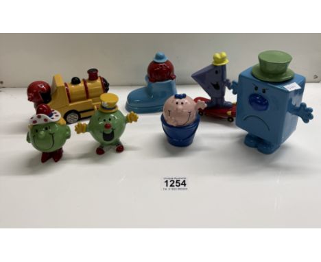A quantity of Wade Mr Men &amp; Little Miss figures