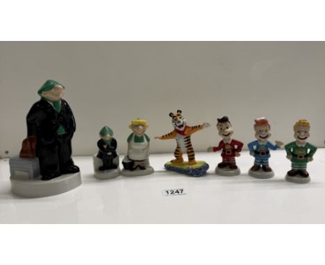 A quantity of Wade advertising figures including Snap, Crackle, Pop, Tony The Tiger etc