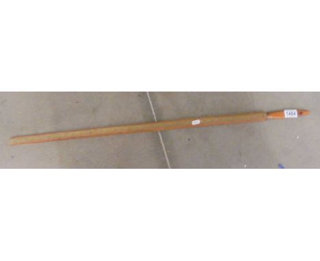 A brass mounted Rabone &amp; Sons No. 1320 yard stick measuring rule.